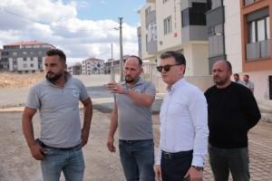 Başkan Çetin Üstyapı ve Altyapı Çalışmalarını İnceledi